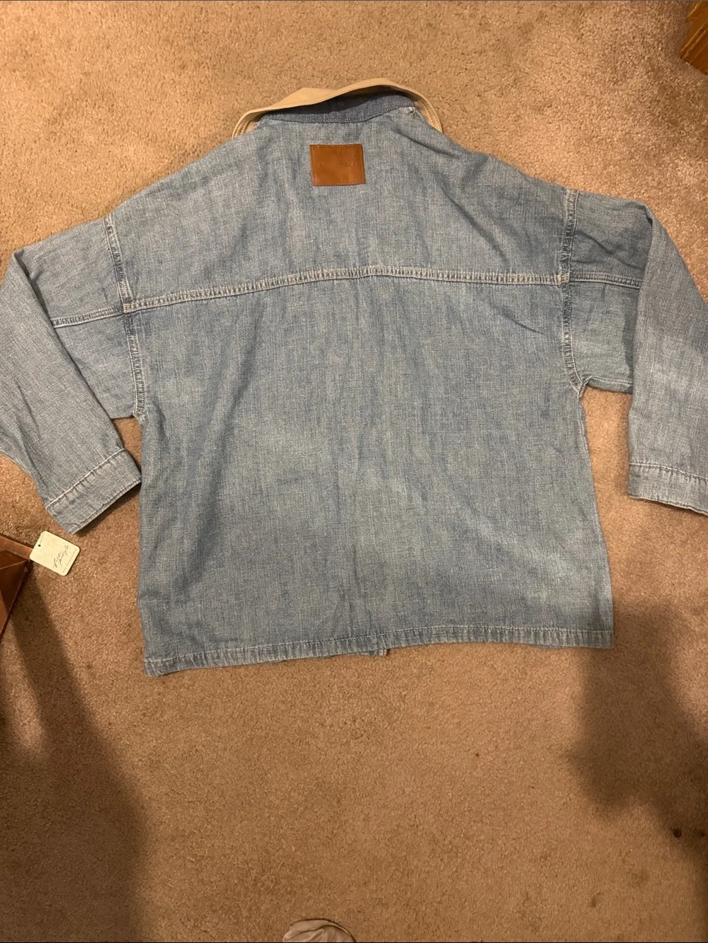 NWT We The Free Lemon Denim Jacket - Picture 8 of 10